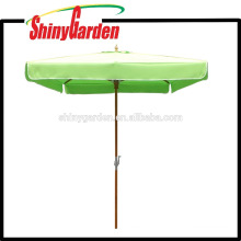 2*2M Patio Beech Square Umbrella with plastic runner,hub and final top 250G Acrylic Fabric